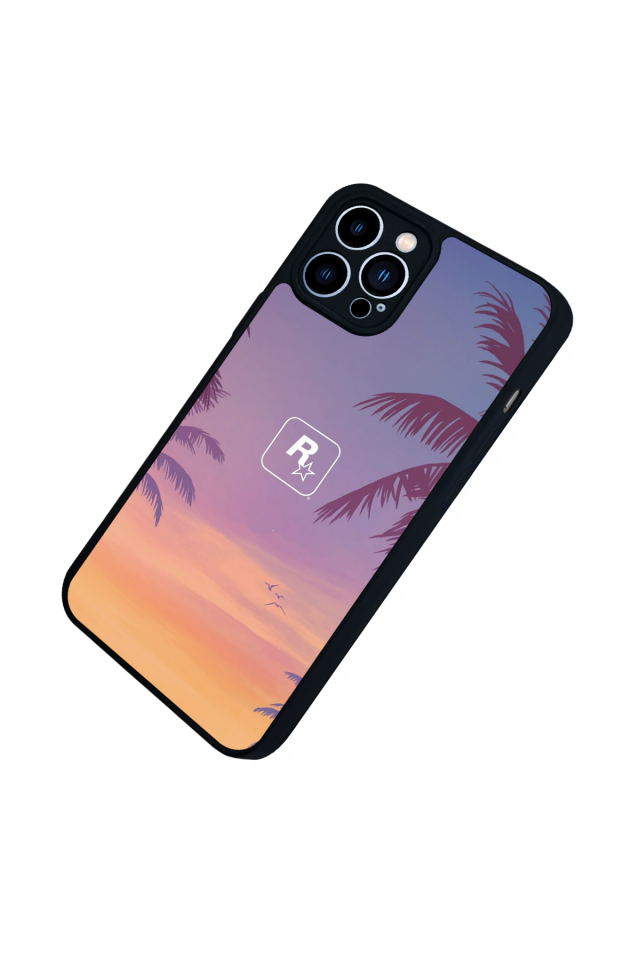 iPhone 12 Pro Max Uyumlu GTA Tasarımlı Glossy Premium Kılıf