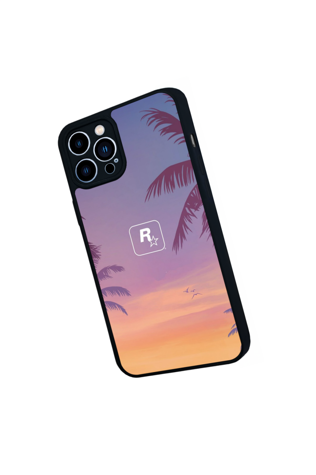 iPhone 12 Pro Max Uyumlu GTA Tasarımlı Glossy Premium Kılıf