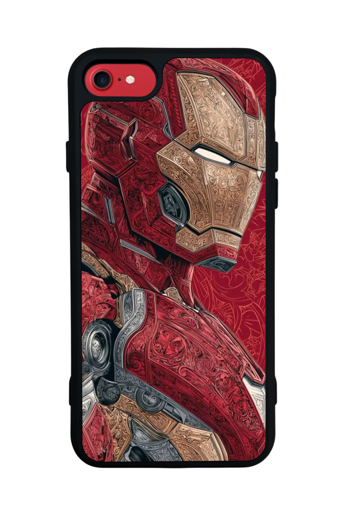 iPhone 8 Uyumlu Iron Man ( Demir Adam ) Tasarımlı Glossy Premium Kılıf