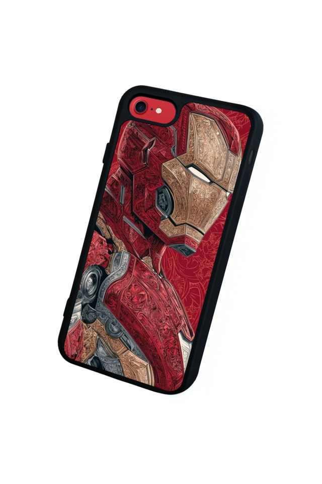 iPhone 8 Uyumlu Iron Man ( Demir Adam ) Tasarımlı Glossy Premium Kılıf