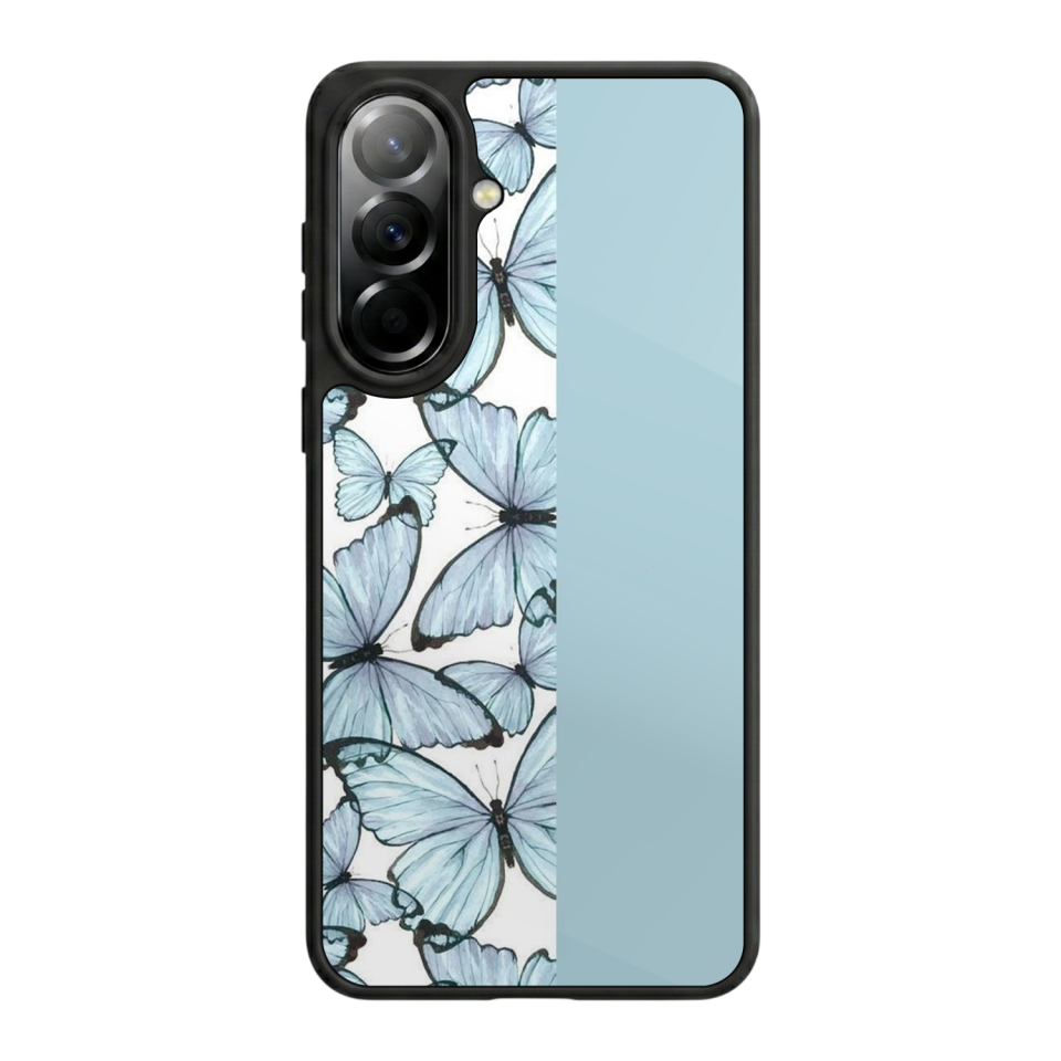 Samsung Galaxy A37 Uyumlu Kelebek Tasarımlı Glossy Premium Kılıf