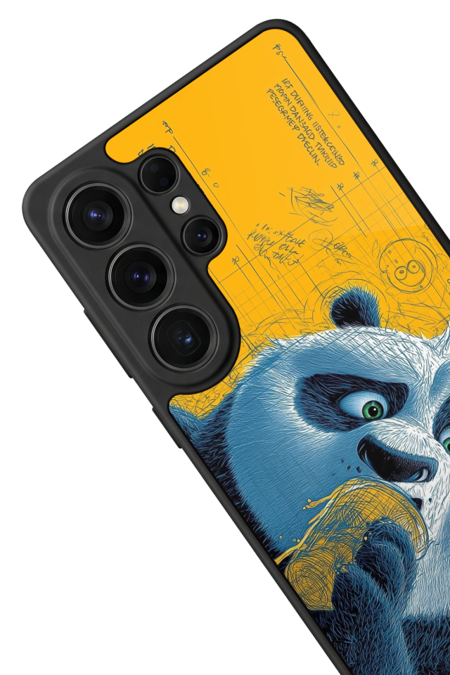 Samsung Galaxy S26 Ultra Uyumlu Kung Fu Panda Tasarımlı Glossy Premium Kılıf