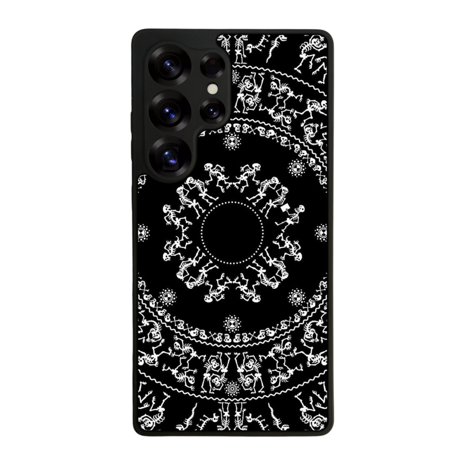 Samsung Galaxy S25 Ultra Uyumlu Mandala Tasarımlı Glossy Premium Kılıf