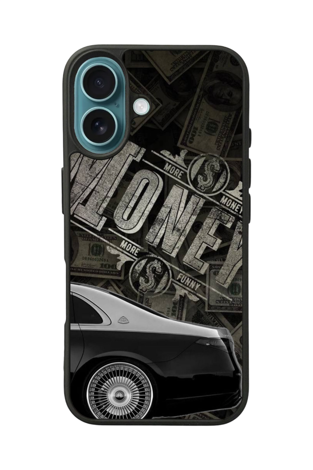 iPhone 16 Uyumlu Money Para Tasarımlı Glossy Premium Kılıf