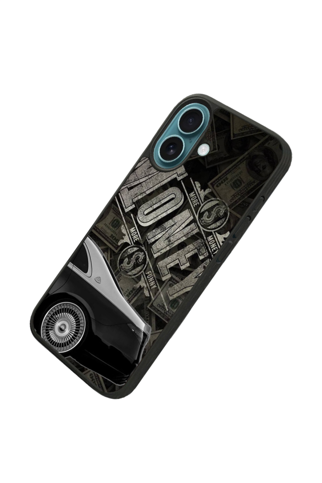 iPhone 16 Uyumlu Money Para Tasarımlı Glossy Premium Kılıf