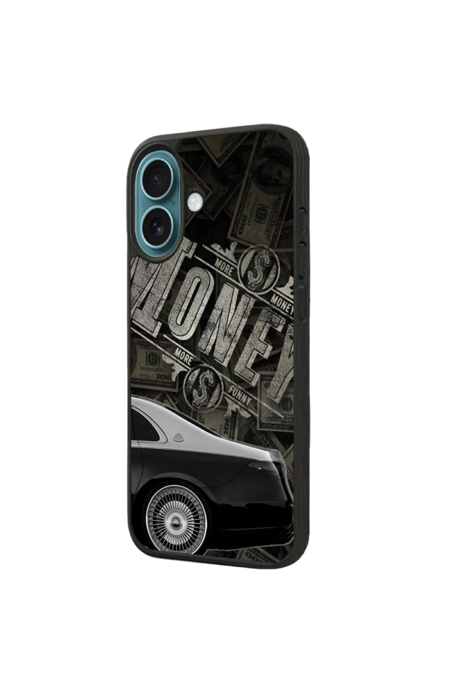 iPhone 16 Uyumlu Money Para Tasarımlı Glossy Premium Kılıf