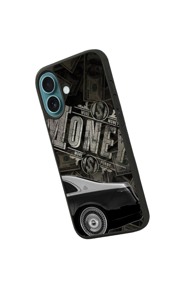 iPhone 16 Uyumlu Money Para Tasarımlı Glossy Premium Kılıf