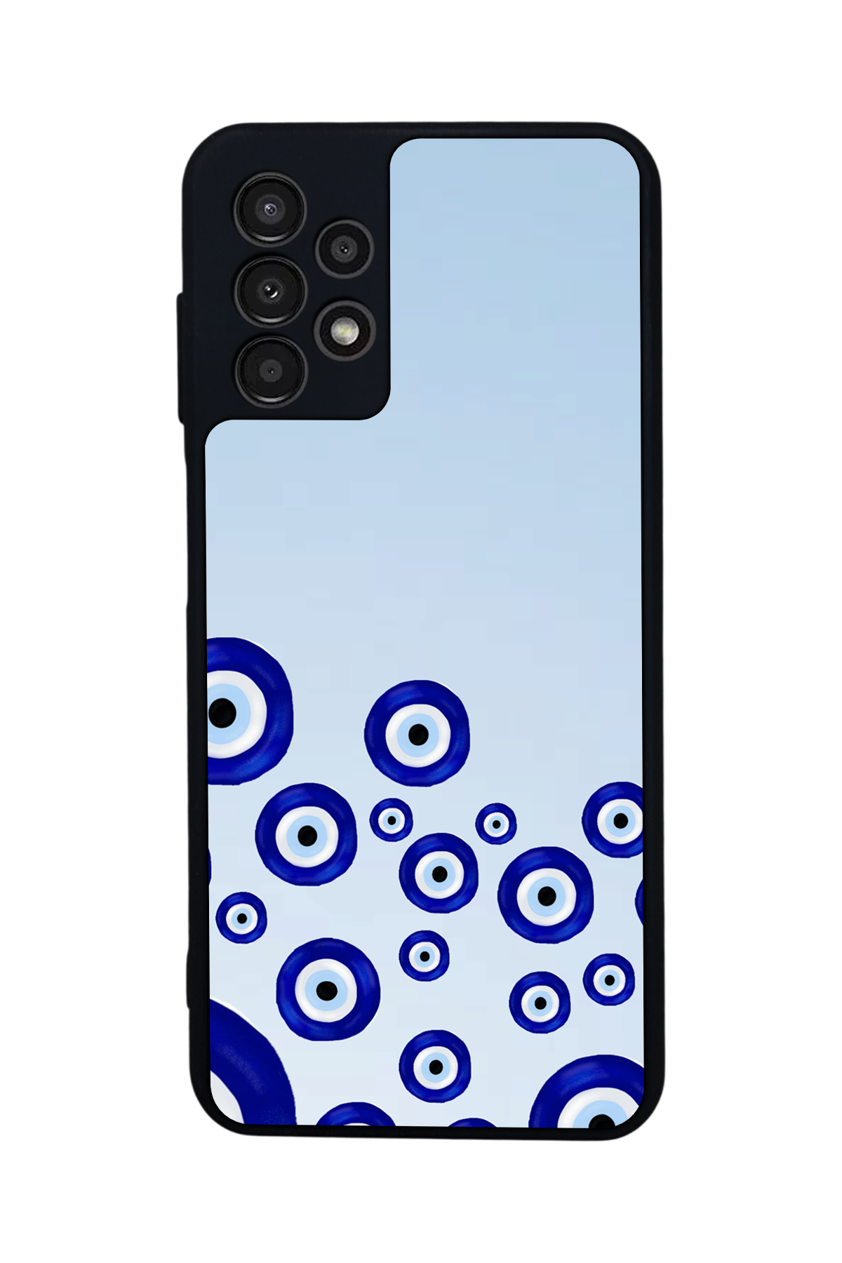 Samsung Galaxy A23 Uyumlu Nazar Tasarımlı Glossy Premium Kılıf