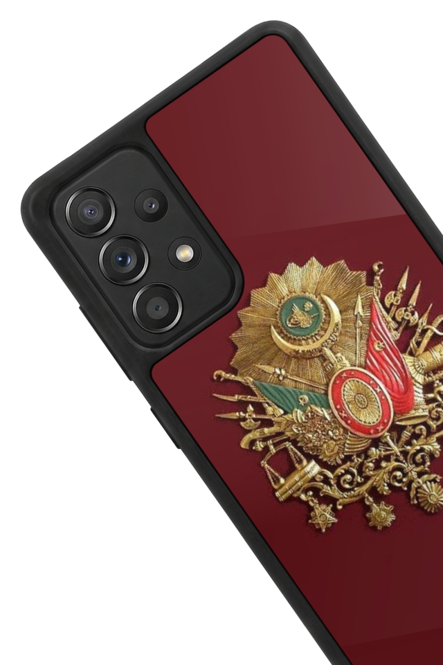 Samsung Galaxy A72 Uyumlu Osmanli Tugrasi Tasarımlı Glossy Premium Kılıf