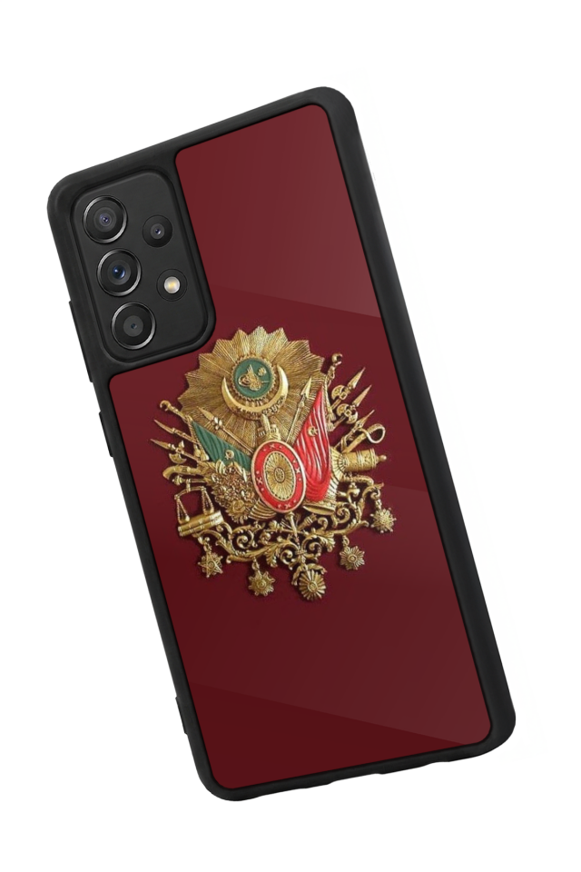 Samsung Galaxy A72 Uyumlu Osmanli Tugrasi Tasarımlı Glossy Premium Kılıf