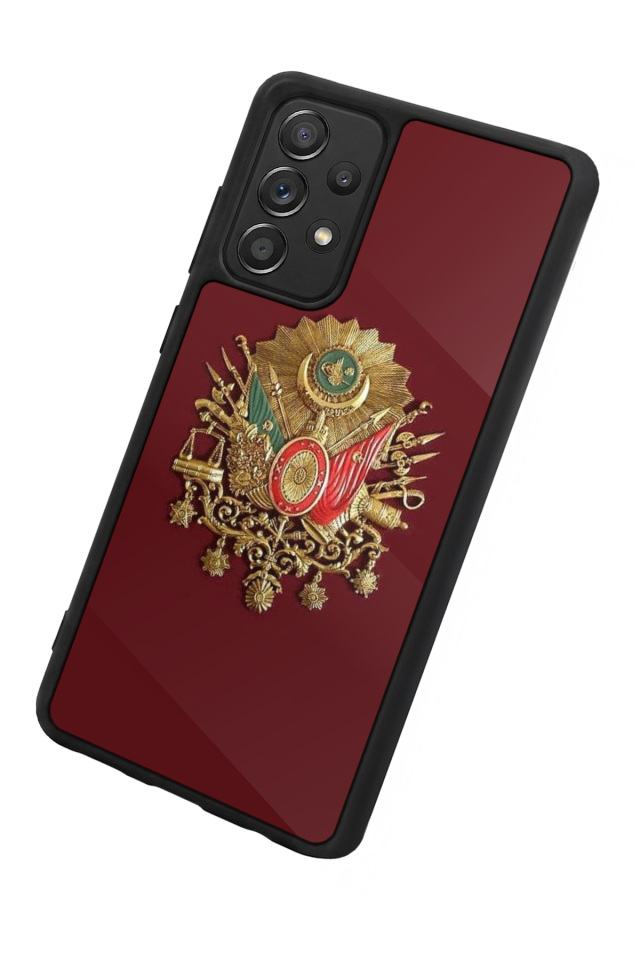 Samsung Galaxy A72 Uyumlu Osmanli Tugrasi Tasarımlı Glossy Premium Kılıf