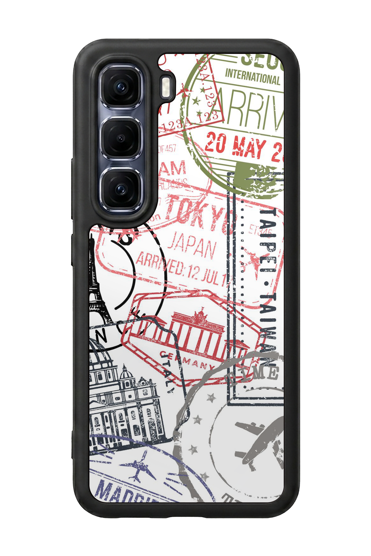 Infinix Hot 60 Pro Plus Uyumlu Poster Tasarımlı Glossy Premium Kılıf