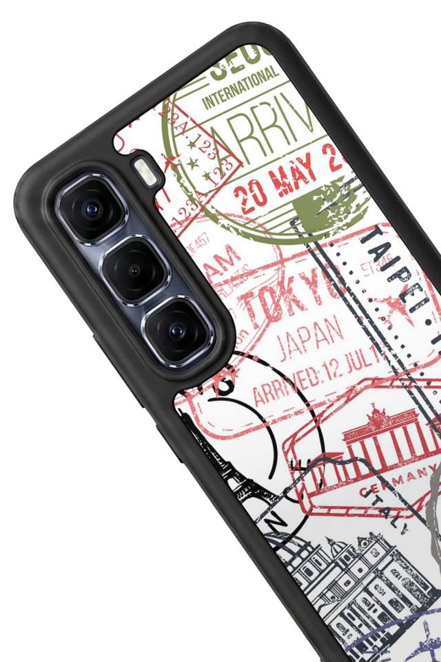 Infinix Hot 60 Pro Plus Uyumlu Poster Tasarımlı Glossy Premium Kılıf