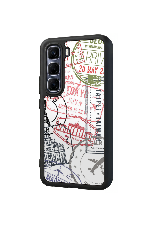Infinix Hot 60 Pro Plus Uyumlu Poster Tasarımlı Glossy Premium Kılıf