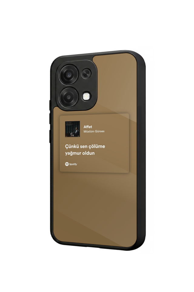 Oppo A6 Pro Uyumlu Sarki Sozleri Tasarımlı Glossy Premium Kılıf