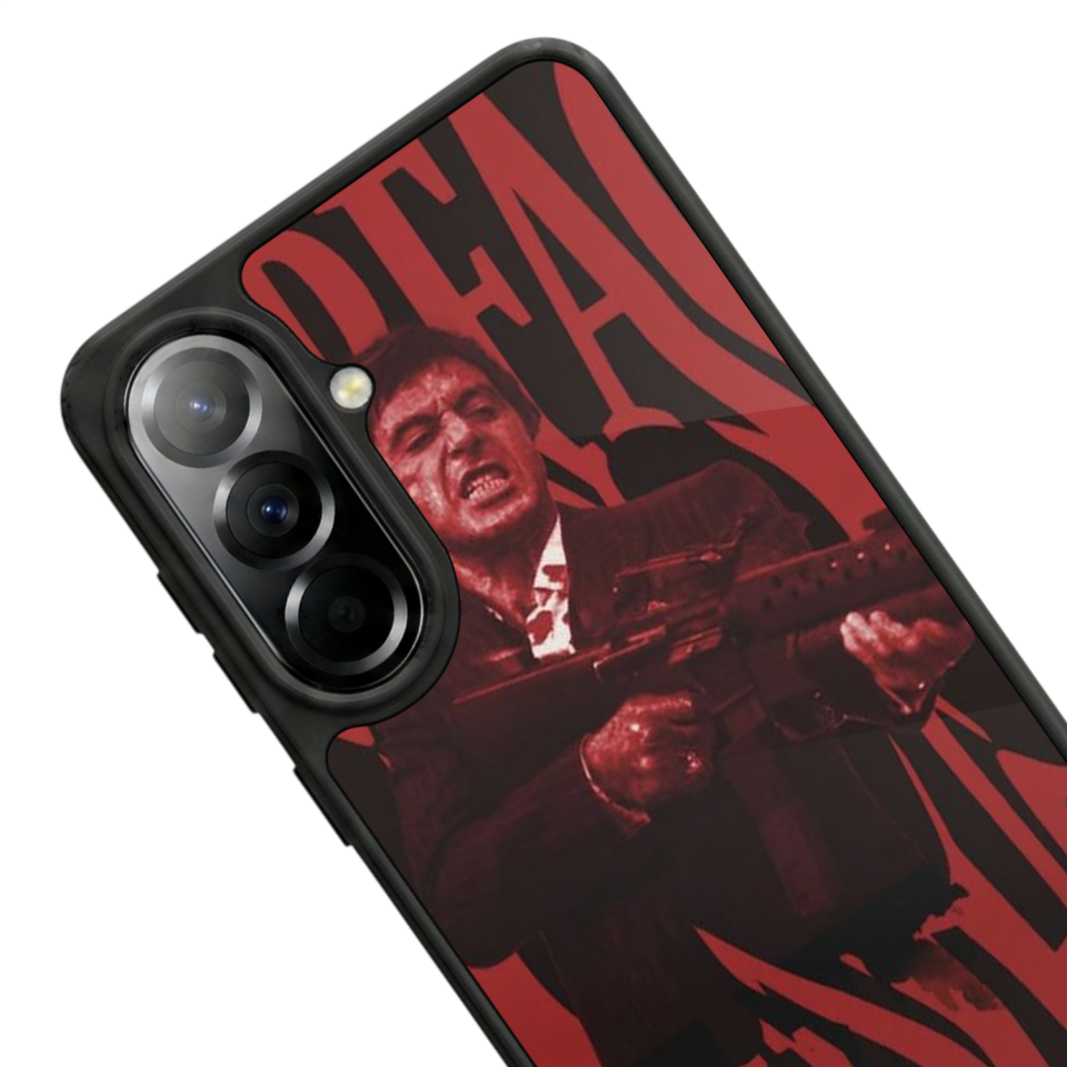 Samsung Galaxy A57 Uyumlu Scarface Tasarımlı Glossy Premium Kılıf