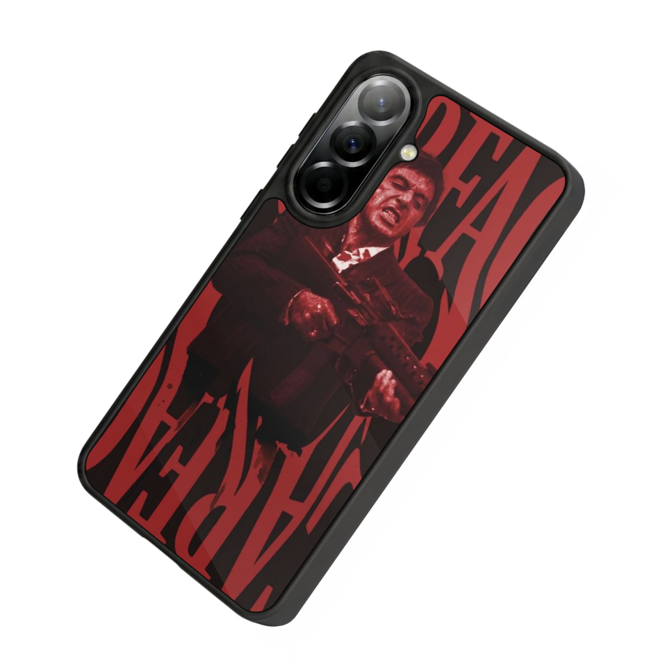 Samsung Galaxy A57 Uyumlu Scarface Tasarımlı Glossy Premium Kılıf