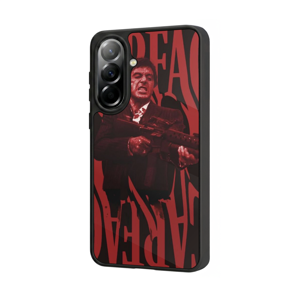 Samsung Galaxy A57 Uyumlu Scarface Tasarımlı Glossy Premium Kılıf