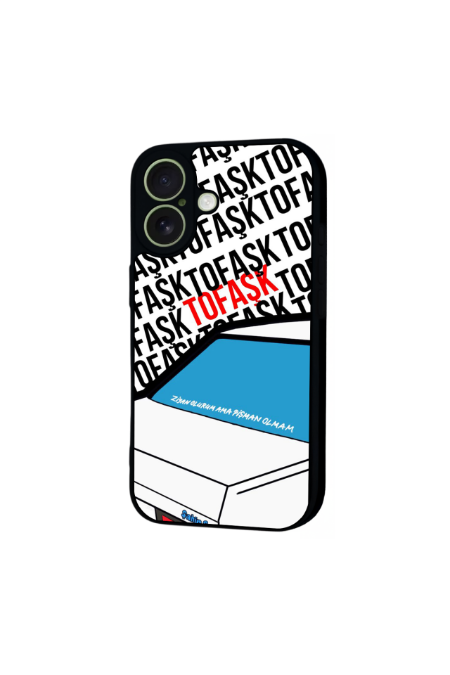 iPhone 17 Uyumlu Tofas Tasarımlı Glossy Premium Kılıf
