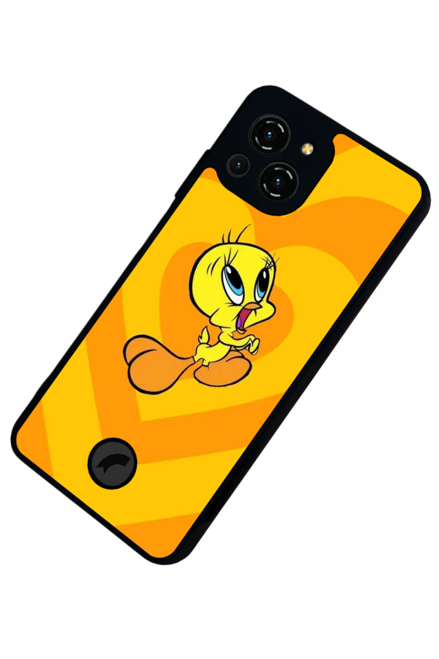 Reeder S23 Pro Max Uyumlu tweety Tasarımlı Glossy Premium Kılıf