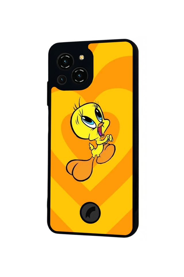 Reeder S23 Pro Max Uyumlu tweety Tasarımlı Glossy Premium Kılıf