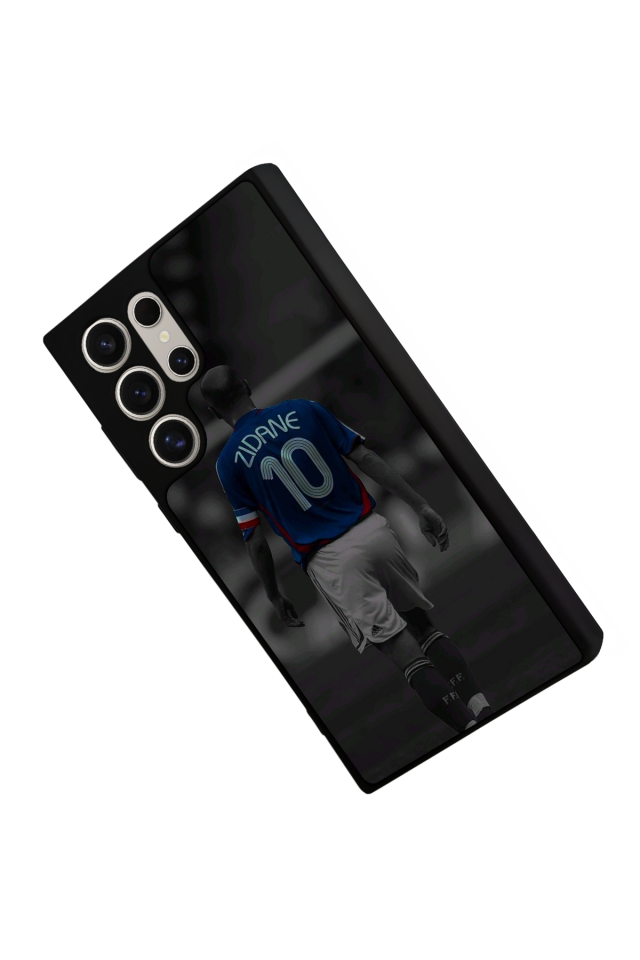 Samsung Galaxy S24 Ultra Uyumlu Zidane Tasarımlı Glossy Premium Kılıf
