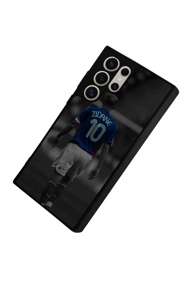 Samsung Galaxy S24 Ultra Uyumlu Zidane Tasarımlı Glossy Premium Kılıf
