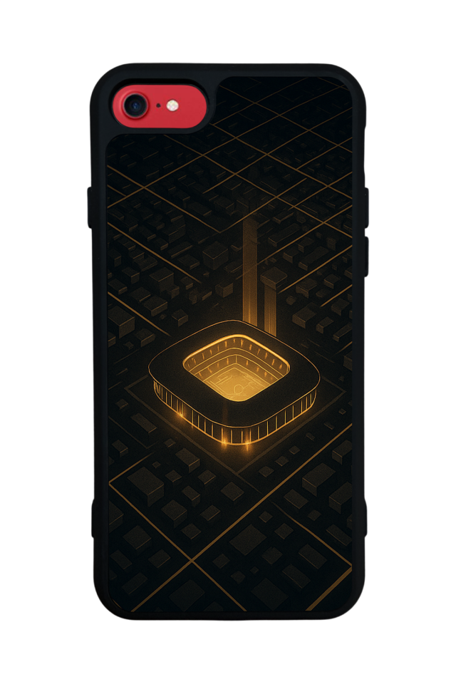 iPhone SE Uyumlu Aslan Tasarımlı Glossy Premium Kılıf