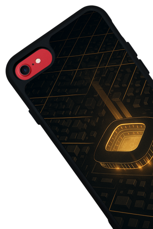 iPhone SE Uyumlu Aslan Tasarımlı Glossy Premium Kılıf