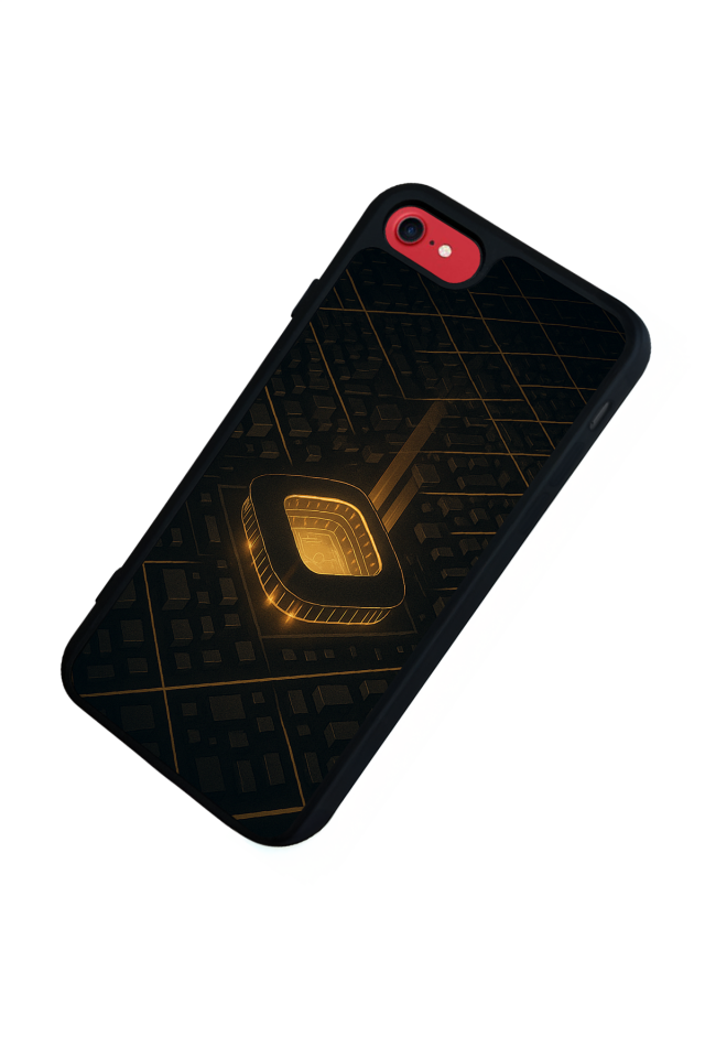 iPhone SE Uyumlu Aslan Tasarımlı Glossy Premium Kılıf