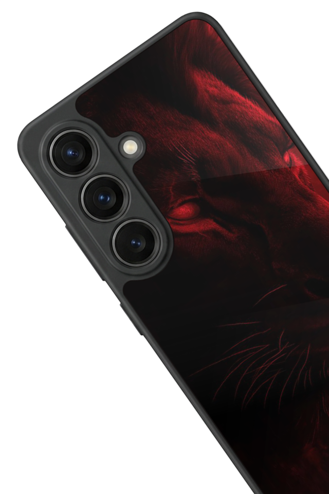 Samsung Galaxy S26 Uyumlu Aslan Tasarımlı Glossy Premium Kılıf