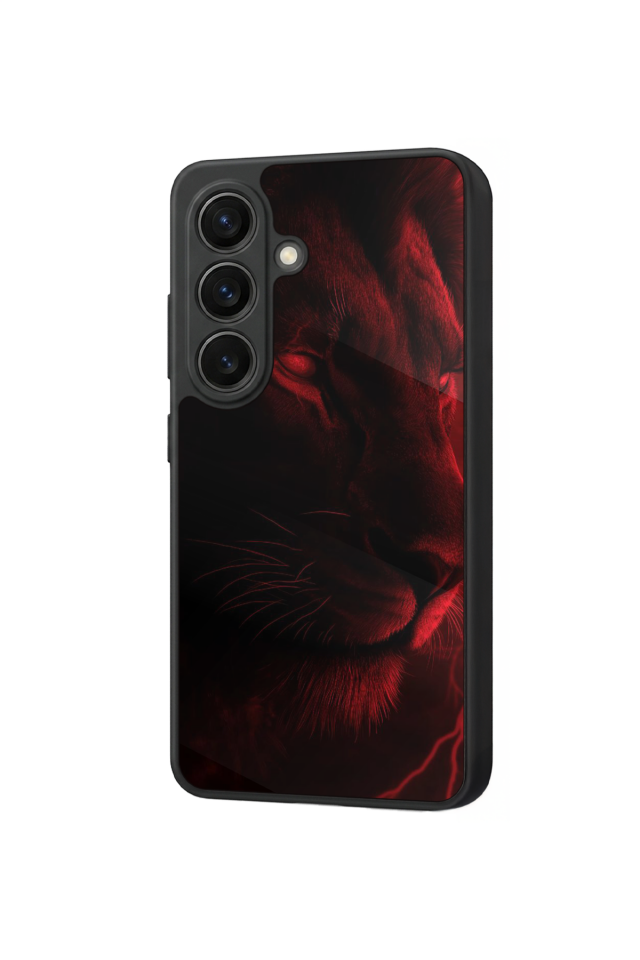 Samsung Galaxy S26 Uyumlu Aslan Tasarımlı Glossy Premium Kılıf