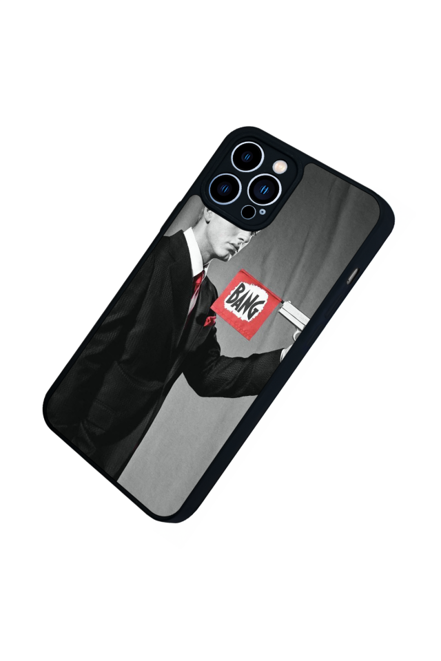 iPhone 13 Pro Max Uyumlu Eminem Tasarımlı Glossy Premium Kılıf