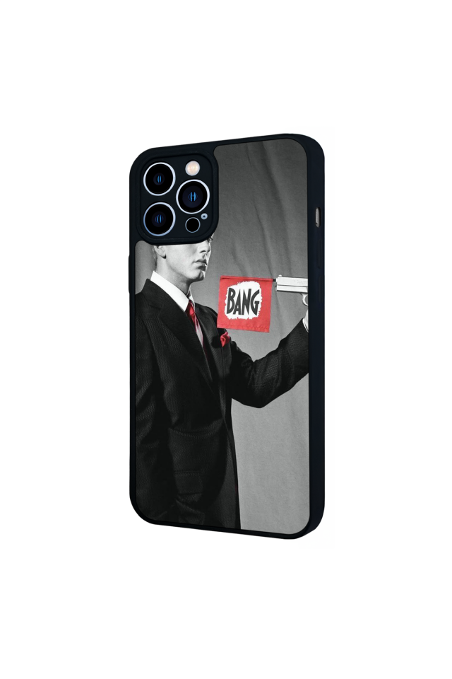 iPhone 13 Pro Max Uyumlu Eminem Tasarımlı Glossy Premium Kılıf