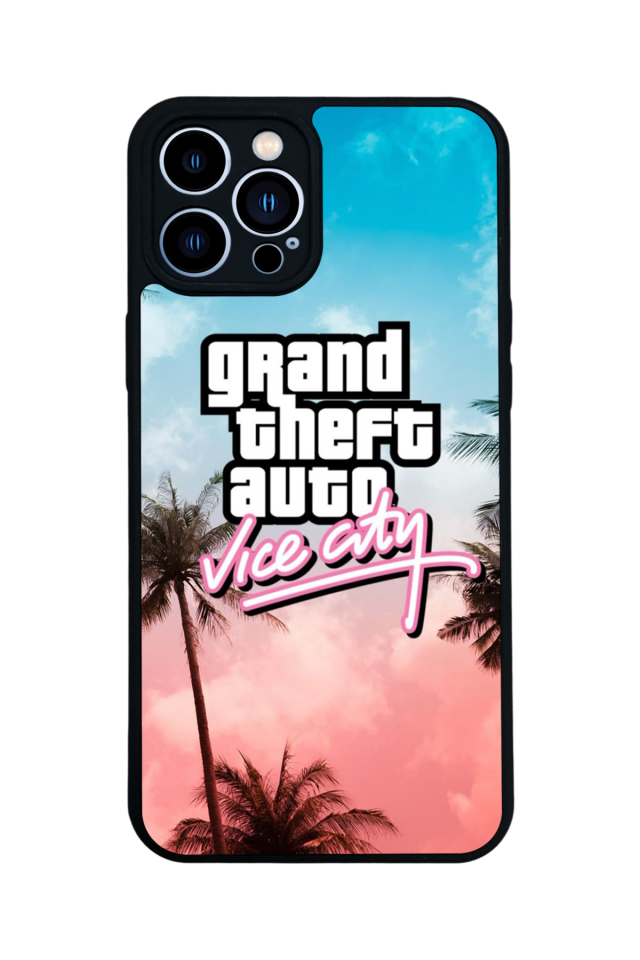 iPhone 12 Pro Max Uyumlu GTA Tasarımlı Glossy Premium Kılıf
