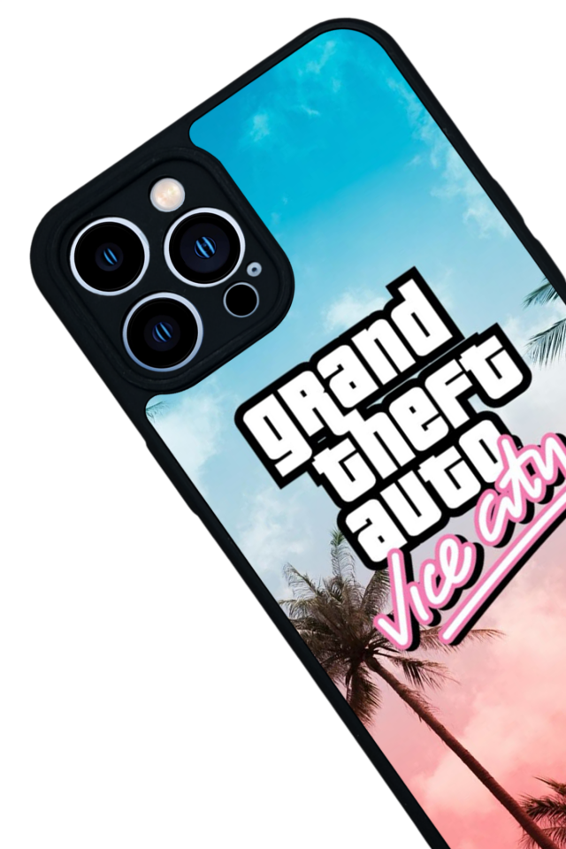 iPhone 12 Pro Max Uyumlu GTA Tasarımlı Glossy Premium Kılıf