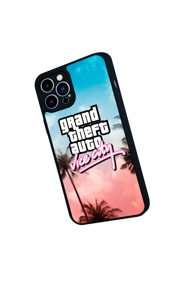 iPhone 12 Pro Max Uyumlu GTA Tasarımlı Glossy Premium Kılıf