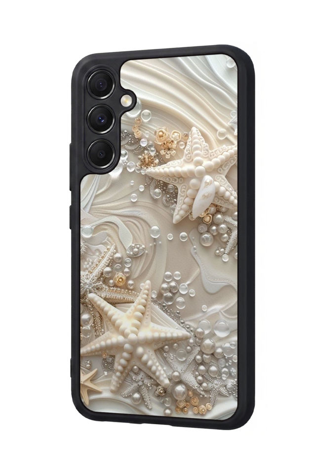 Samsung Galaxy A34 Uyumlu  İnci Tasarımlı Glossy Premium Kılıf