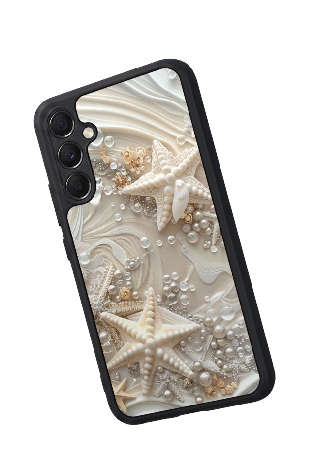 Samsung Galaxy A34 Uyumlu  İnci Tasarımlı Glossy Premium Kılıf