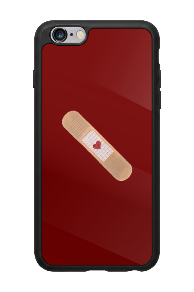 iPhone 6 Plus Uyumlu Kalp Love Tasarımlı Glossy Premium Kılıf