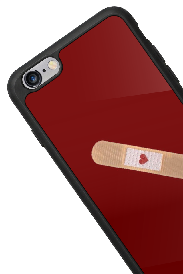 iPhone 6 Plus Uyumlu Kalp Love Tasarımlı Glossy Premium Kılıf