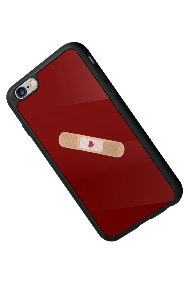 iPhone 6 Plus Uyumlu Kalp Love Tasarımlı Glossy Premium Kılıf