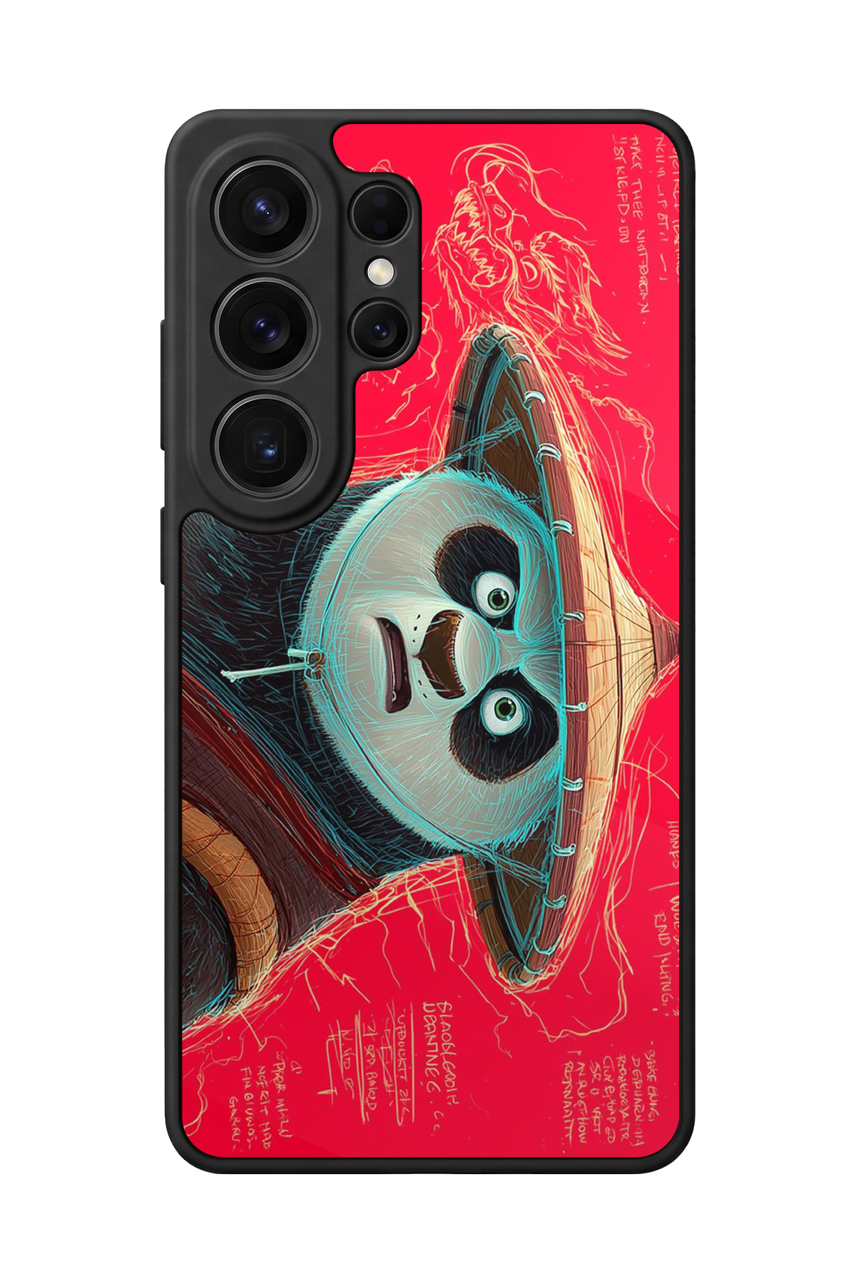 Samsung Galaxy S26 Ultra Uyumlu Kung Fu Panda Tasarımlı Glossy Premium Kılıf