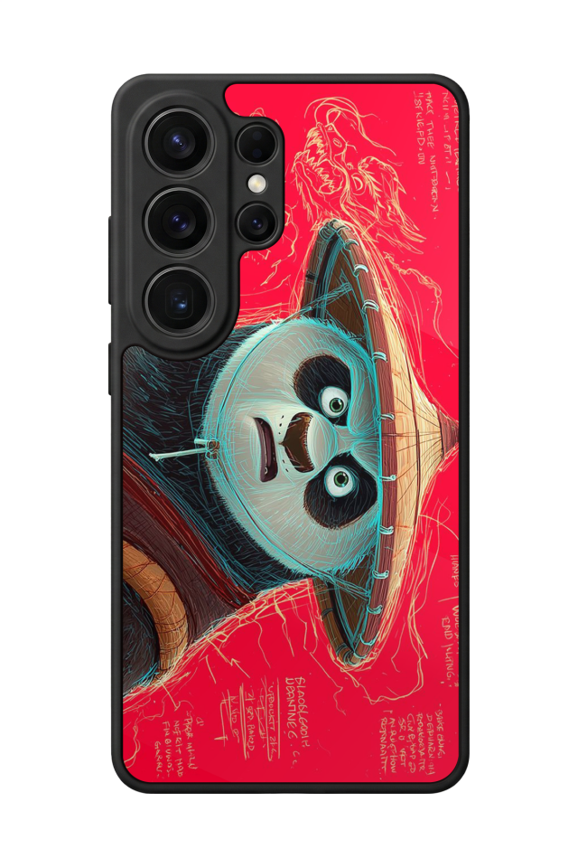 Samsung Galaxy S26 Ultra Uyumlu Kung Fu Panda Tasarımlı Glossy Premium Kılıf