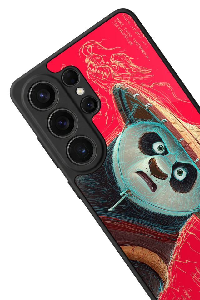 Samsung Galaxy S26 Ultra Uyumlu Kung Fu Panda Tasarımlı Glossy Premium Kılıf