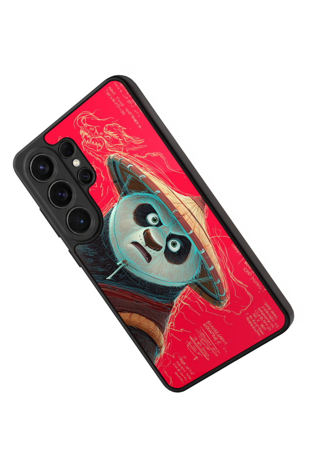 Samsung Galaxy S26 Ultra Uyumlu Kung Fu Panda Tasarımlı Glossy Premium Kılıf