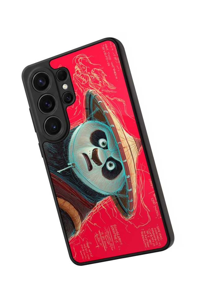 Samsung Galaxy S26 Ultra Uyumlu Kung Fu Panda Tasarımlı Glossy Premium Kılıf