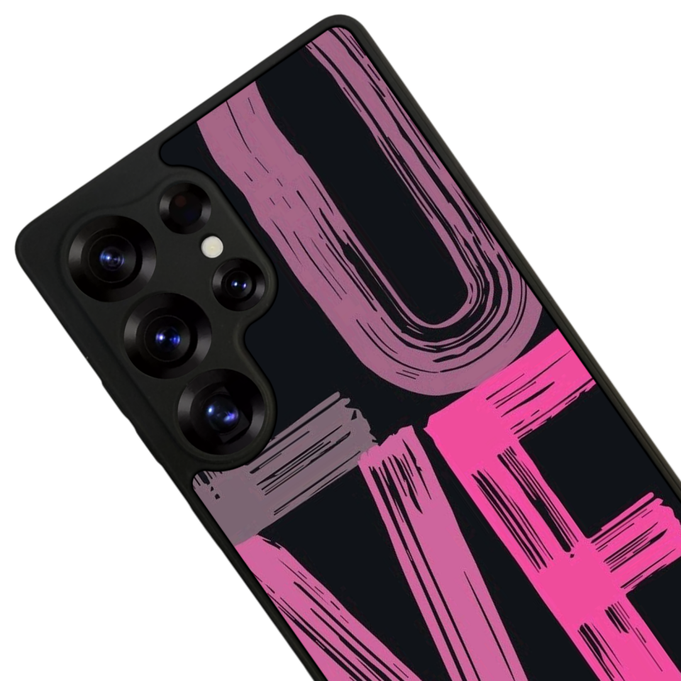 Samsung Galaxy S25 Ultra Uyumlu Love Tasarımlı Glossy Premium Kılıf