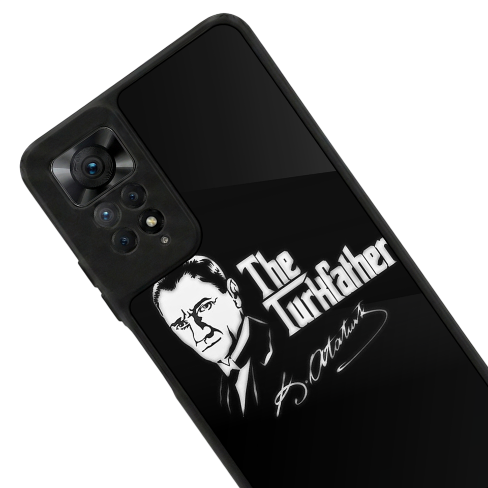 Xiaomi Redmi Note 12 Pro Uyumlu  Mustafa Kemal Ataturk Tasarımlı Glossy Premium Kılıf