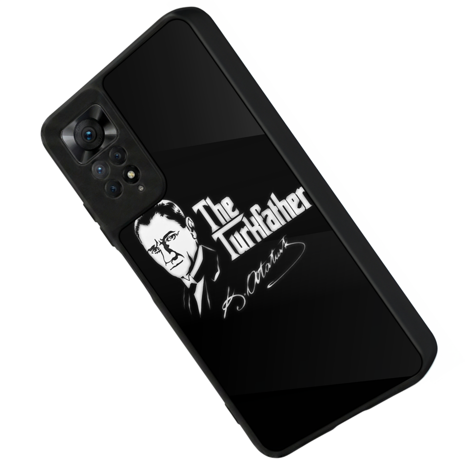 Xiaomi Redmi Note 12 Pro Uyumlu  Mustafa Kemal Ataturk Tasarımlı Glossy Premium Kılıf